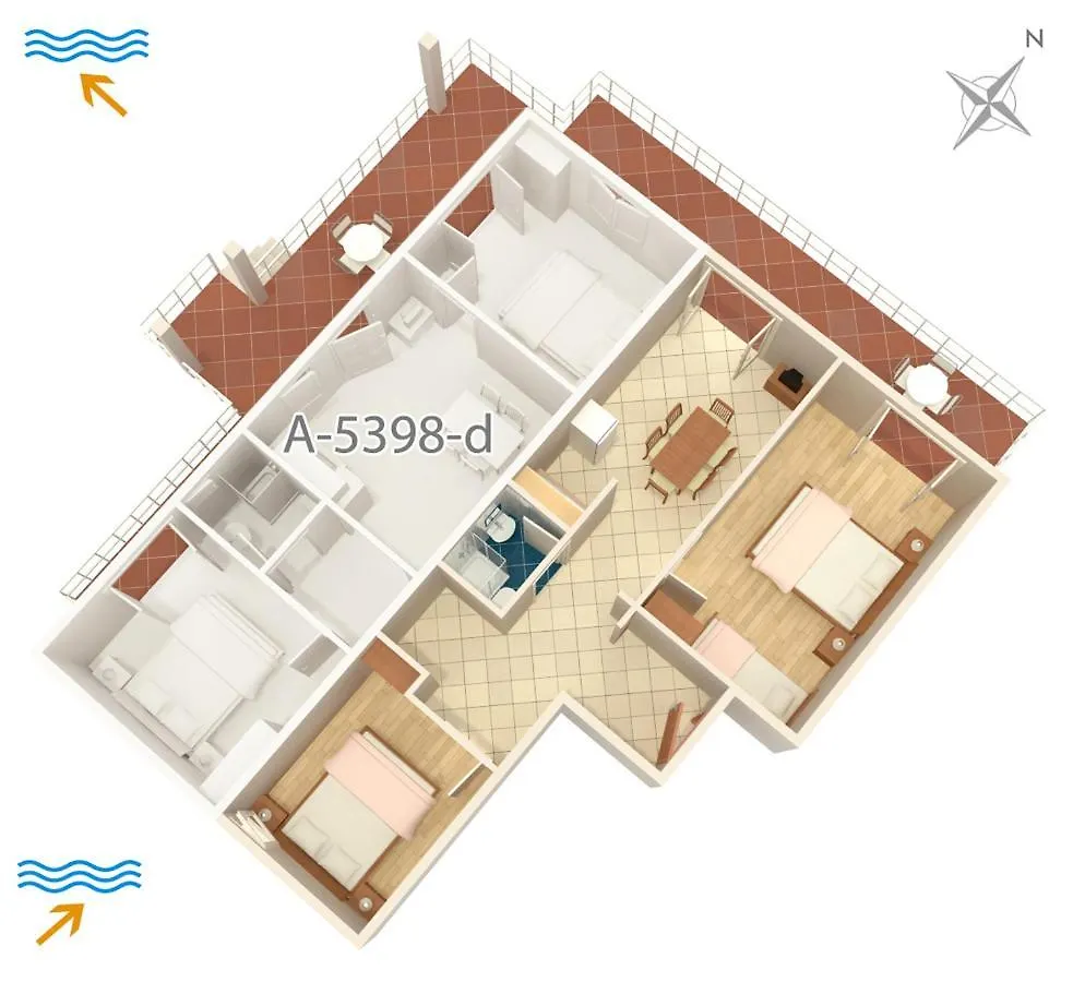 Apartments And Rooms With Parking Space Njivice, Krk - 5398 Croatia