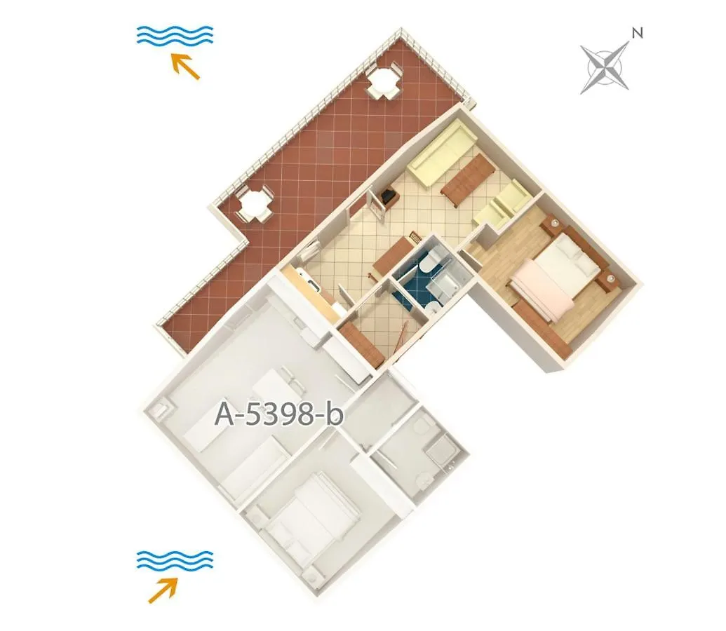 Guest house Apartments And Rooms With Parking Space Njivice, Krk - 5398